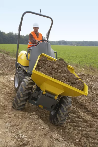 Wheel dumper 1001 with full body in the area