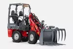 Weidemann Hoftrac/Hoflader 1140 Basic Line Fahrerschutzdach mit Greifschaufel, Studio