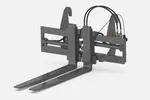 Weidemann attachment Pallet fork with hydraulically adjustable tines, Studio