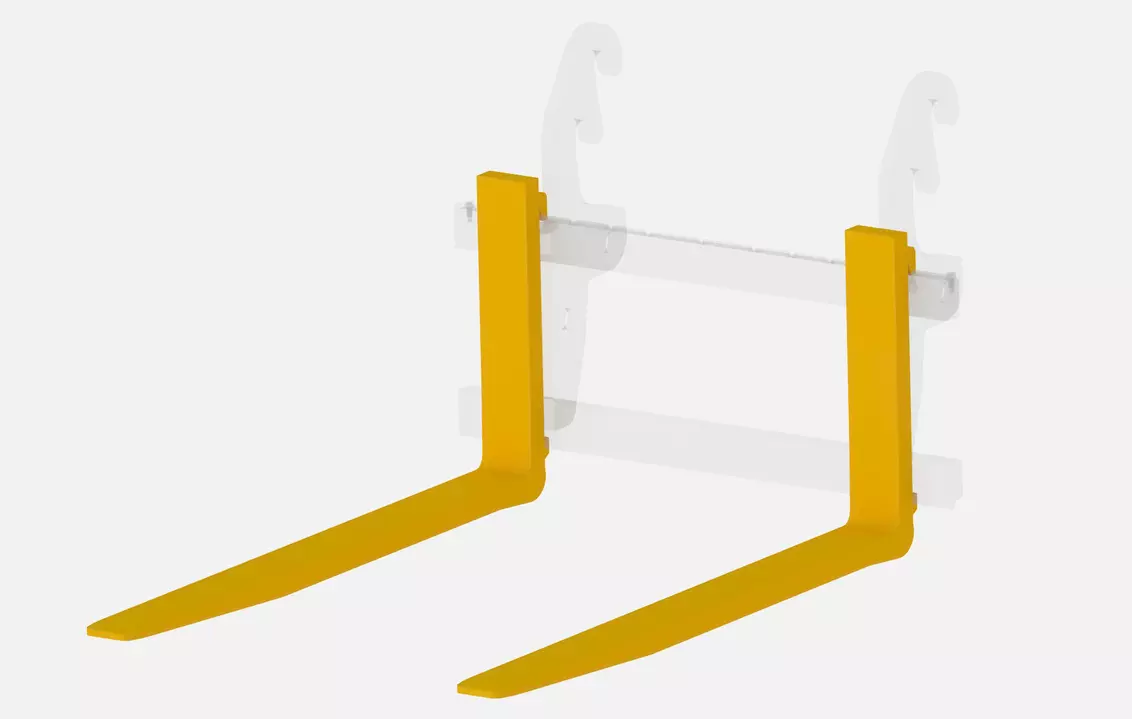 Weidemann attachment Pallet fork, Studio
