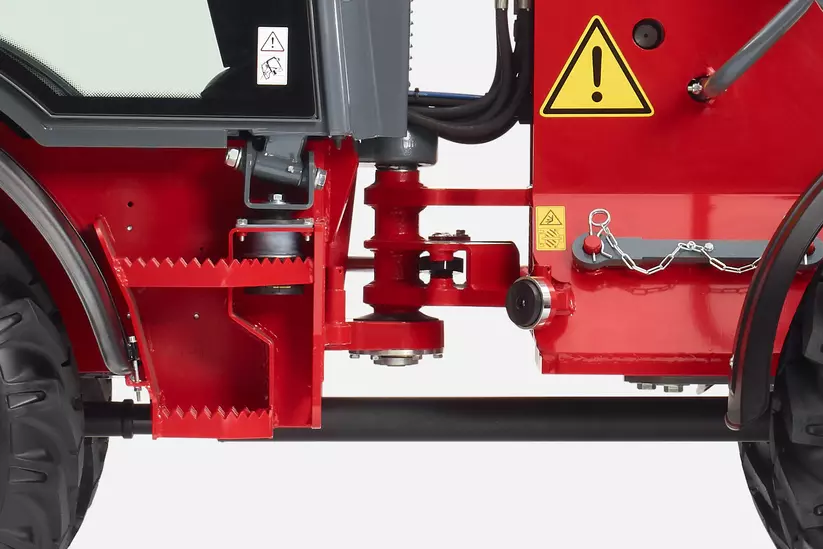 Weidemann Teleskopradlader 3080T, Schwingungsdämpfung Fahrerstand Kabine