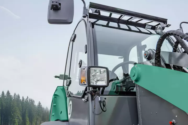 Die Kramer Radlader verfügen über eine Panoramaverglasung.