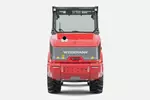 Weidemann wheel loader 2060 overhead guard with light good bucket, studio