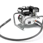Motor for internal vibrator with flexible shaft