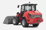 Weidemann wheel loader 2060 cabin with light good bucket, studio