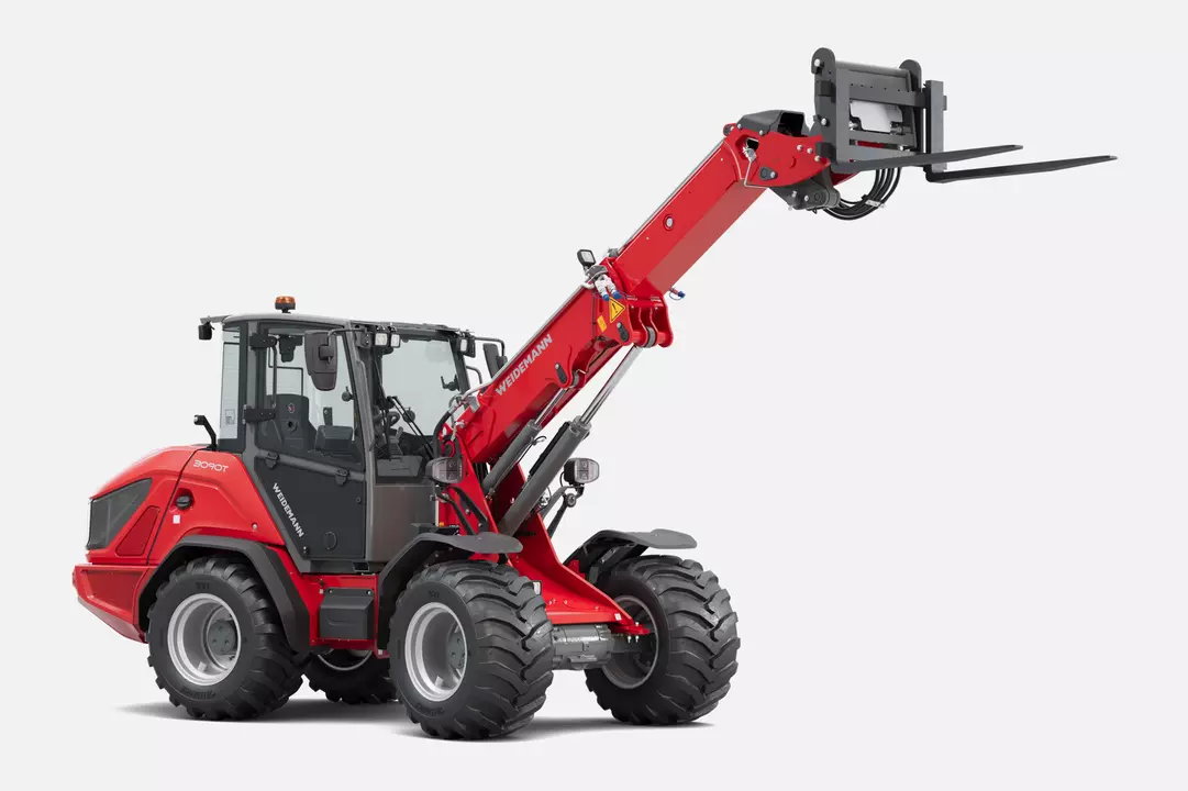 Weidemann Teleskop Rad Lader 3090T mit Scheren Greifer, studio