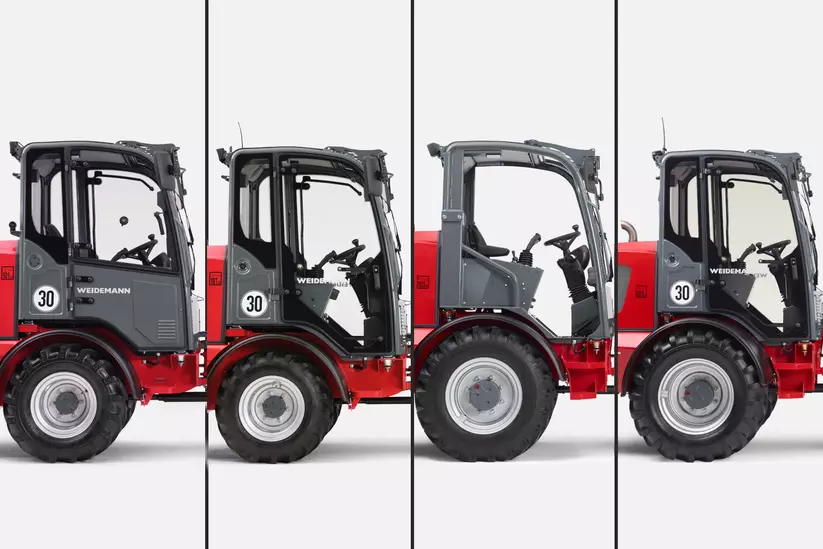 Weidemann wheel loader, telescopic wheel loader 2080LP, 2080LPT, 3080LP, 3080LPT, Driver´s cab